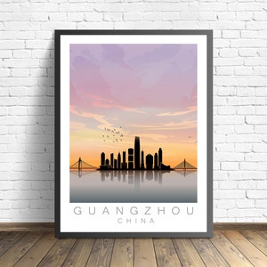 Guangzhou Poster | China print | Travel Poster