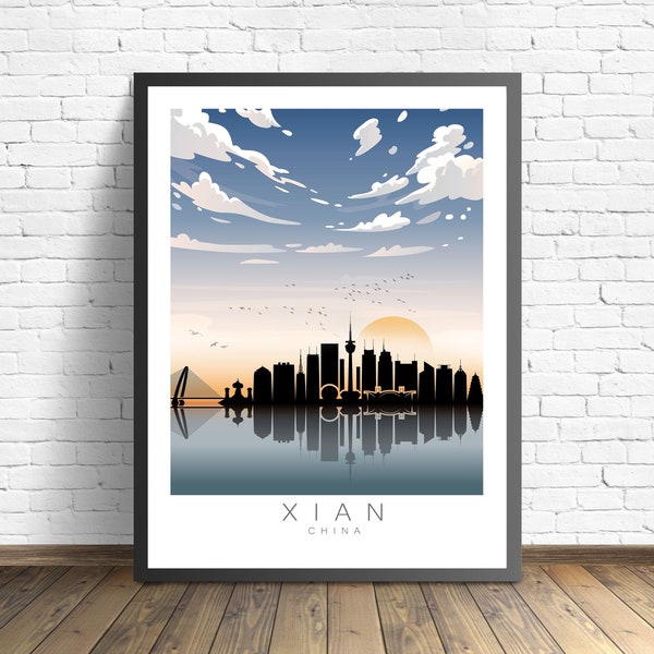 Xian Print | China Poster | Travel Poster
