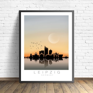 Leipzig Travel Print , Germany Poster