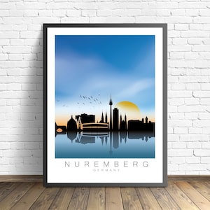Nuremberg Poster | Germany Print | Travel Poster