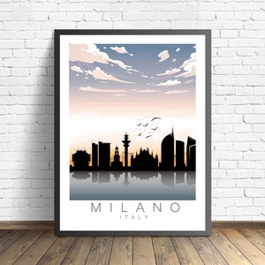 Milano Poster | Italy Print | Travel poster