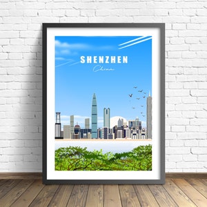 Shenzhen Travel Poster ,  China Print