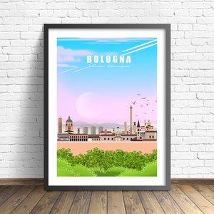 Bologna Druck | Italien Poster | ReisePoster