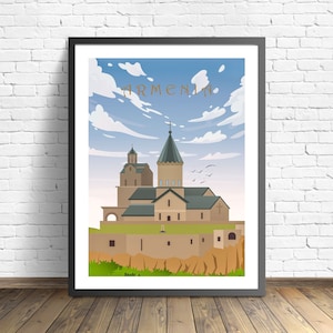 Armenia  Travel Print ,  Tatev Monastery Poster