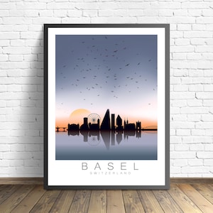 Basel  Print  | Switzerland Poster | Travel Poster