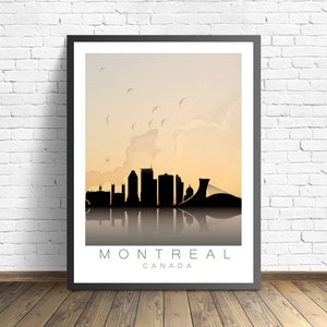 affiches de voyage de Montréal |  Canada Imprimer