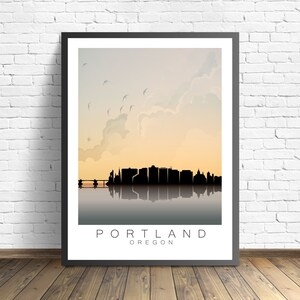 Portland Travel Print  | Oregon Poster
