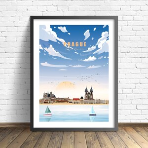 Prague Travel Print , Czech Republic Poster44