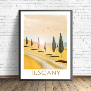 Tuscany travel print , Florence Poster