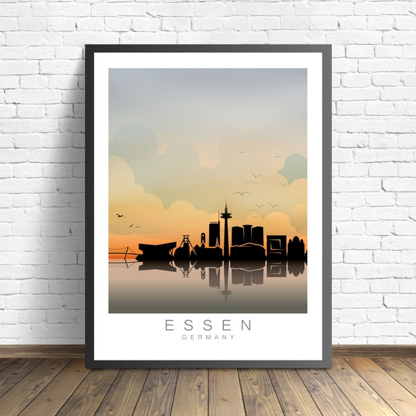 Essen Travel Print , Germany Poster