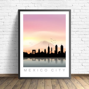 Mexico City Poster | Mexico City Print | Travel Poster