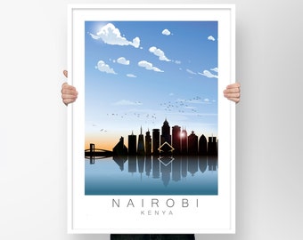 Nairobi  Print | Kenya Poster | Travel Poster