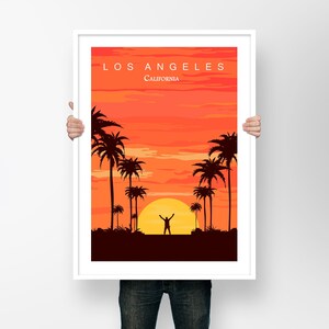Los Angeles Travel Poster | California Print