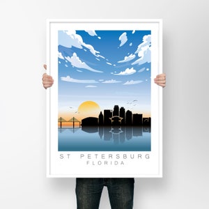 Sint-Petersburg-afdruk | Florida-poster | Reisposter