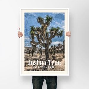 Joshua Tree National Park Poster |  California Print | Travel Poster