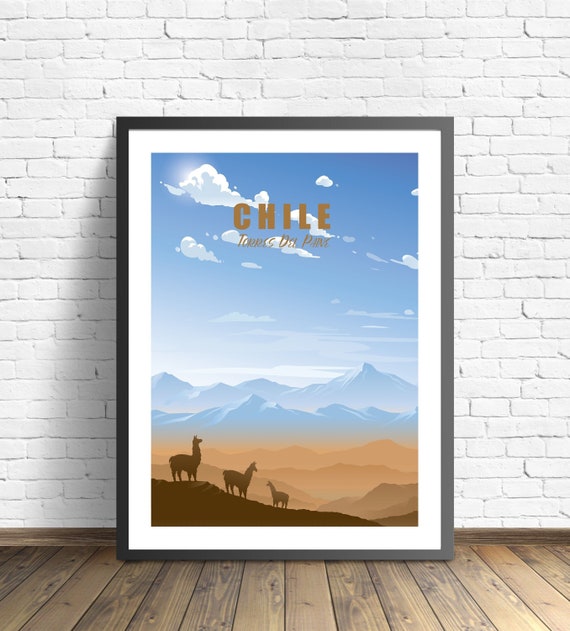 Torres del Paine Print  | Chile  Poster | Patagonia Poster 