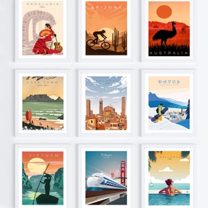 Cartel de viaje a Wuhan, China Print imagen 7