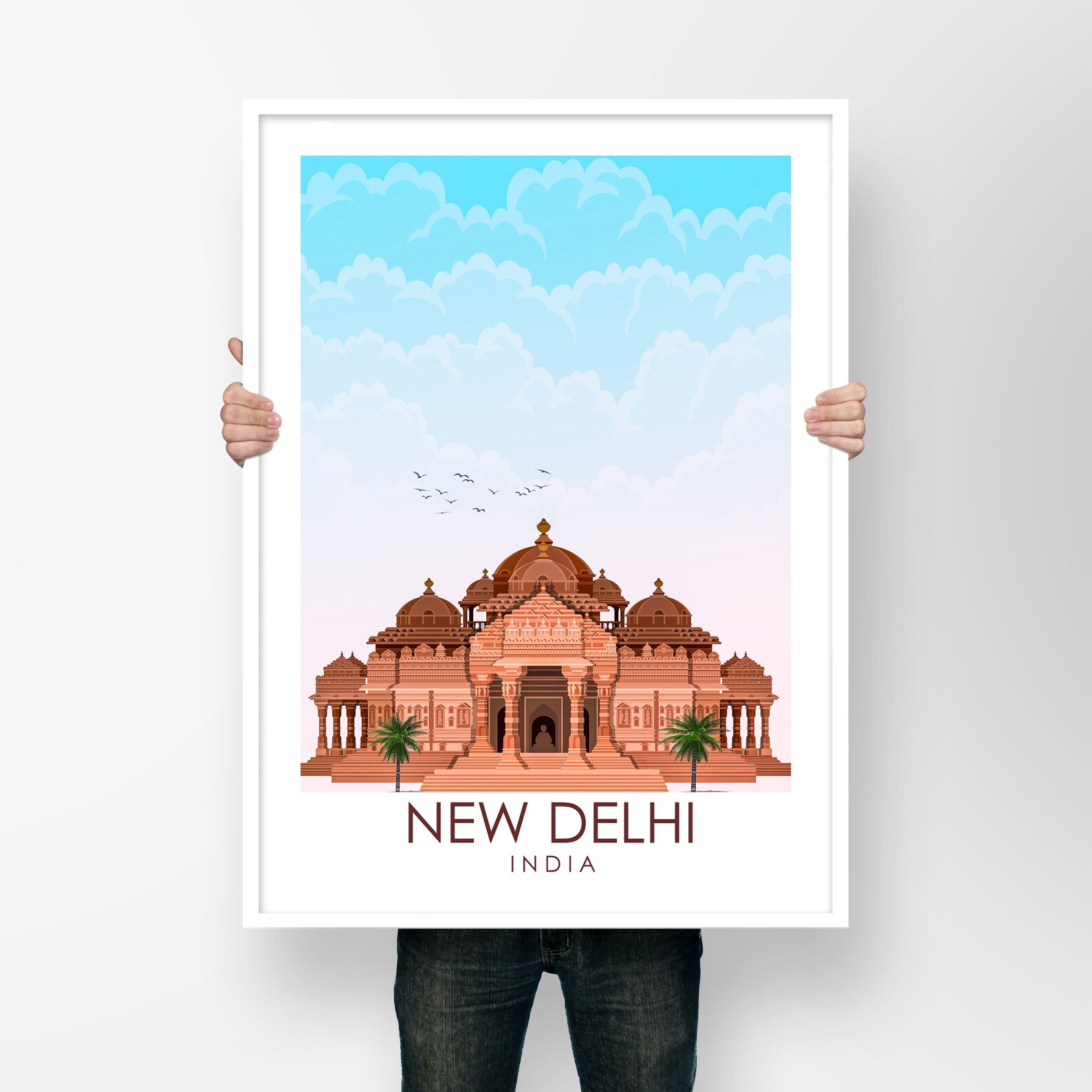 delhi tourism poster