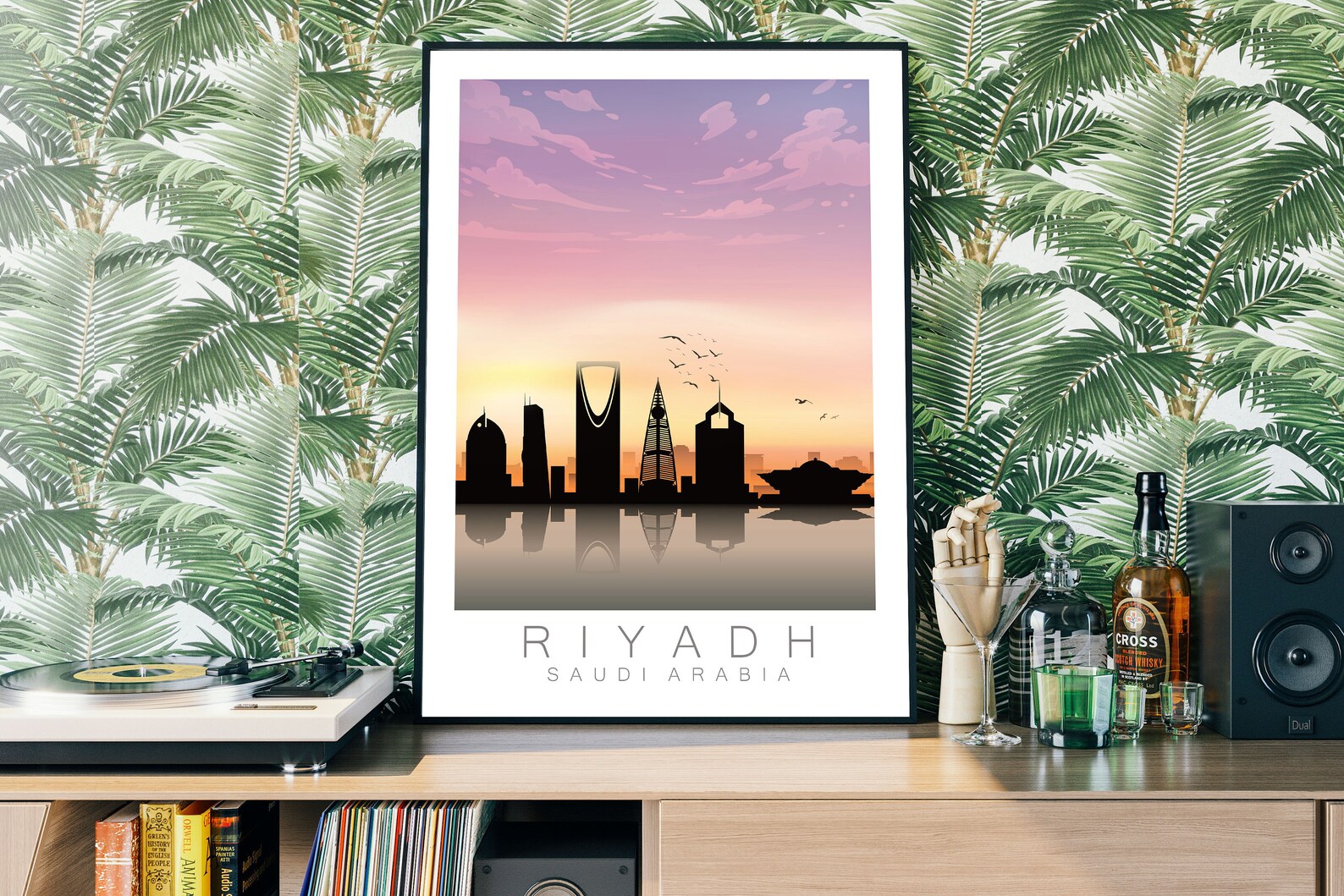 Riyadh Saudi Arabia Travel Poster Print Riyadh Travel Gift Etsy