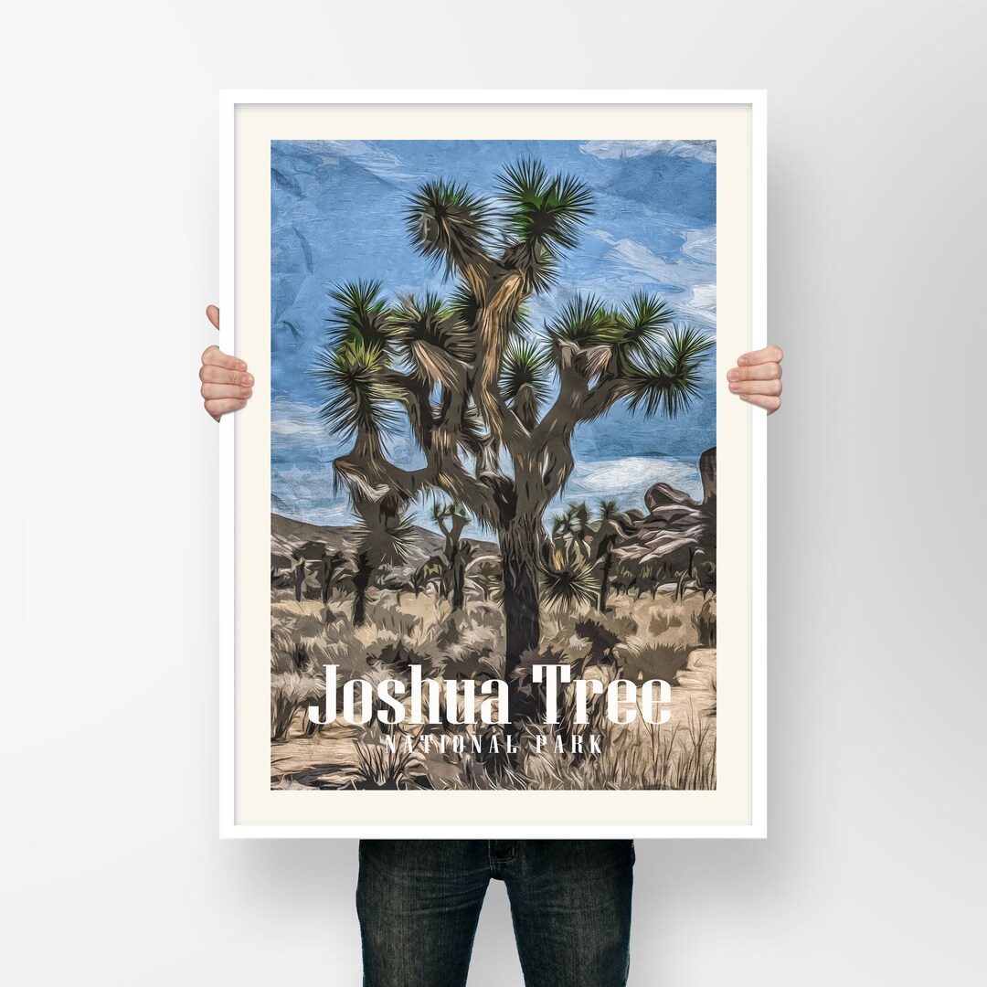 Joshua Tree National Park Poster | California Print | Travel Poster - Etsy