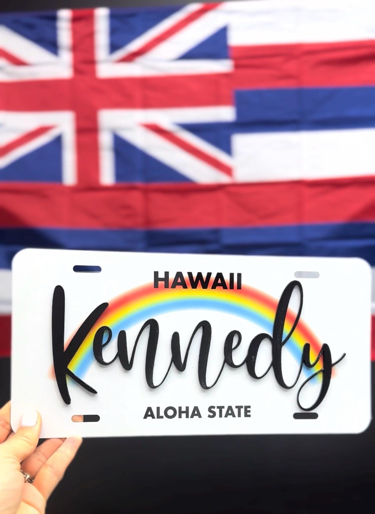 Personalized hawaii license plate - Etsy 日本
