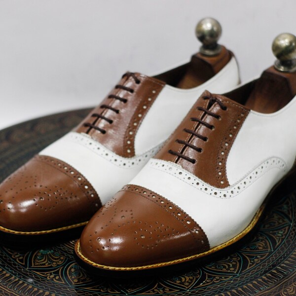 Cap Toe Shoes Etsy