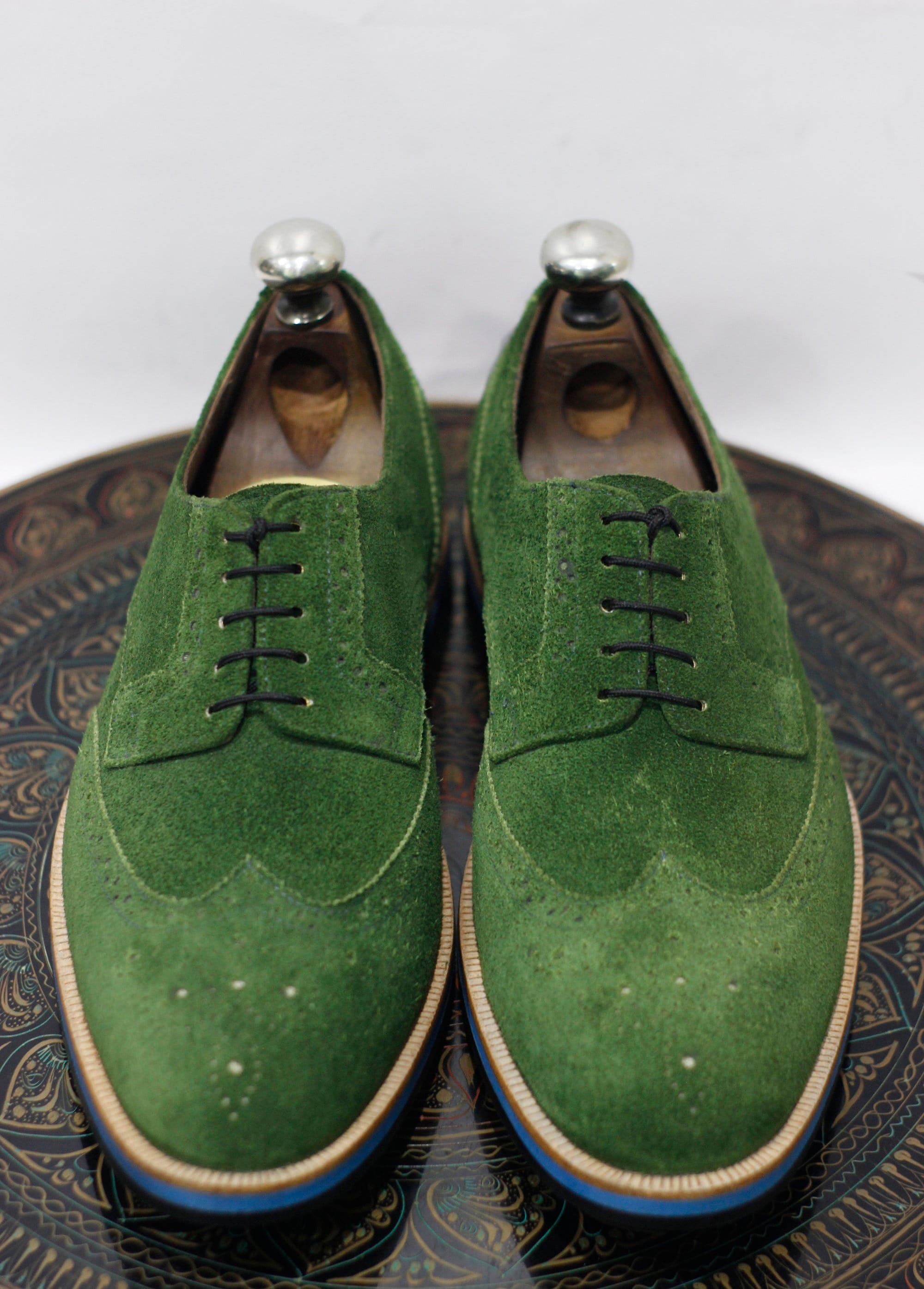 Chaussures Homme En Cuir Suédé Véritable - Style Chelsea Wingtip - Fait Main