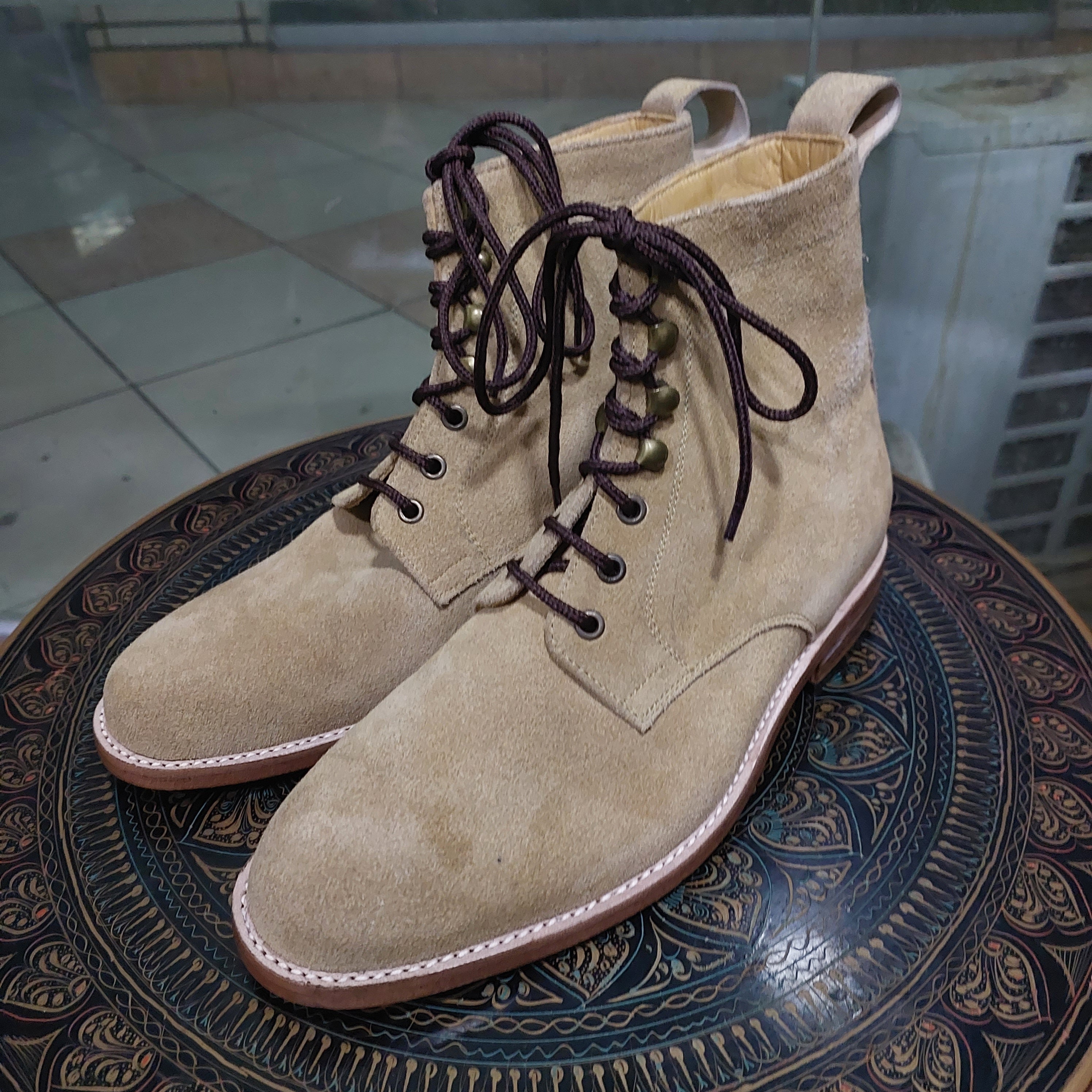 Mens black suede store dress boots