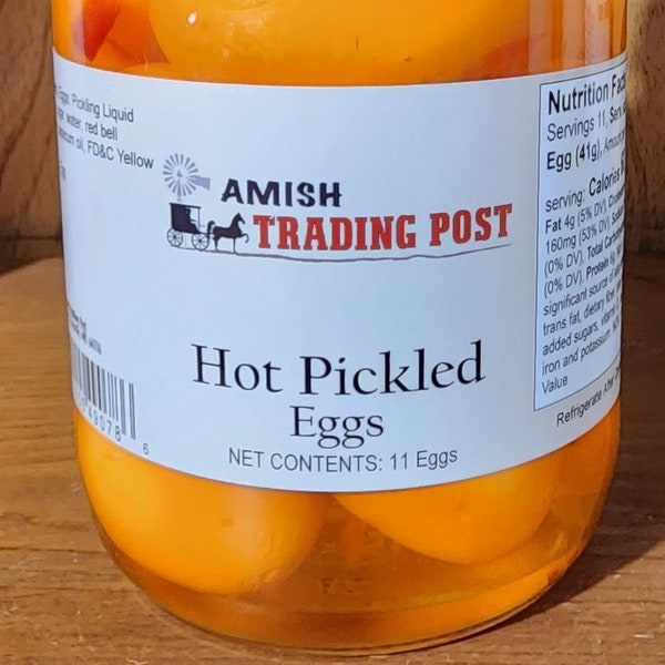 Hot Eggs Pickled 11 eggs