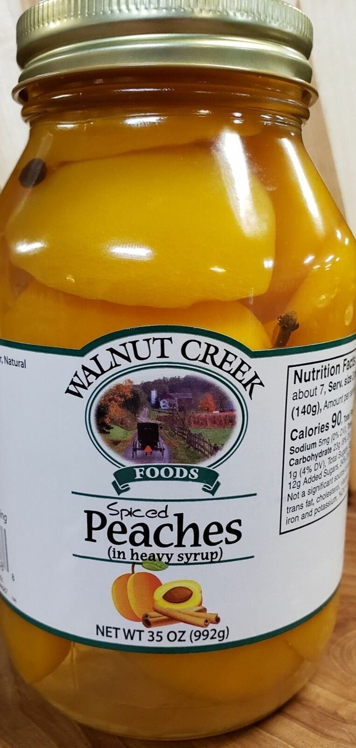 - Peachy Perfection: Sliced Peaches Bathed In Silky Syrup