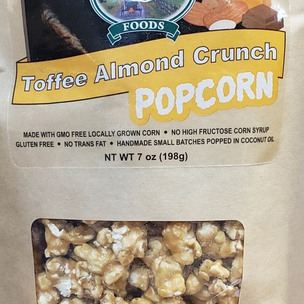 Popcorn Toffee Almond Crunch