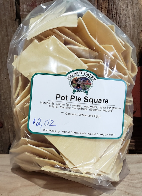 Pot Pie Pasta Squares 12oz Etsy