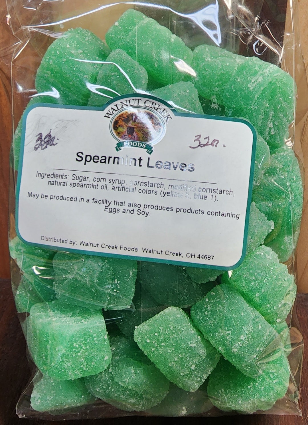 Spearmint Leaves Candy 32oz Etsy