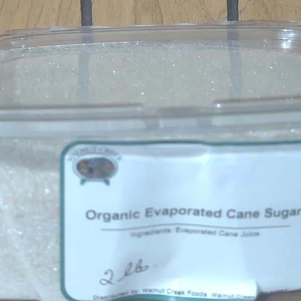 Organic Cane Sugar 2 lbs