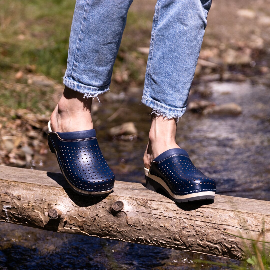 Navy Blue Medical Clogs Antislip, Hygienic