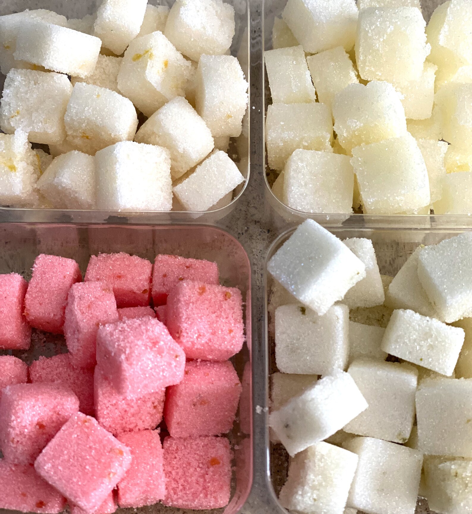 Flavored Sugar Cubes 4 Assorted Flavors Etsy