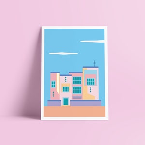 印刷イラスト ARCHITECTURE 04