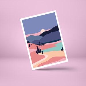 Carte postale LUNE D'AOUT