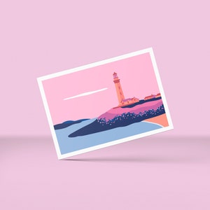 Carte postale PHARE ET ROCHERS