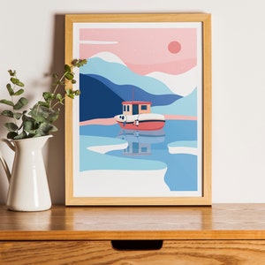 Gedruckte GLACIER-Illustration