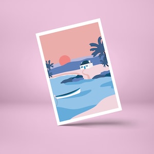 Carte postale ÎLE