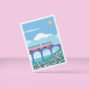 Carte postale TRAIN SUISSE