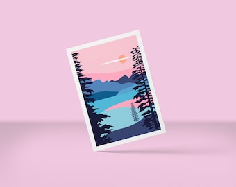 MOUNTAINS postcard