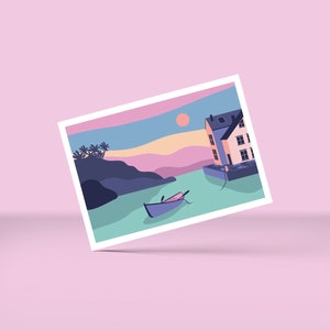 Carte postale BORD DE LAC