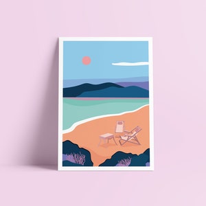 Illustration imprimée LA PLAGE