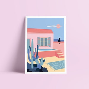 Illustration imprimée ÉTÉ