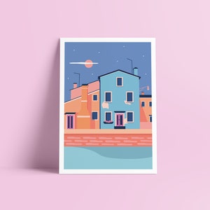 Gedruckte BURANO-Illustration