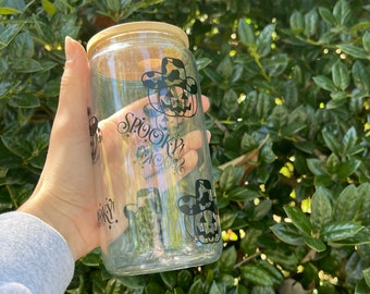 Halloween cup | Spooky season | Coffee addicts | Iced coffee | Halloween | Spooky | Fall cup | Glass coffee cup |