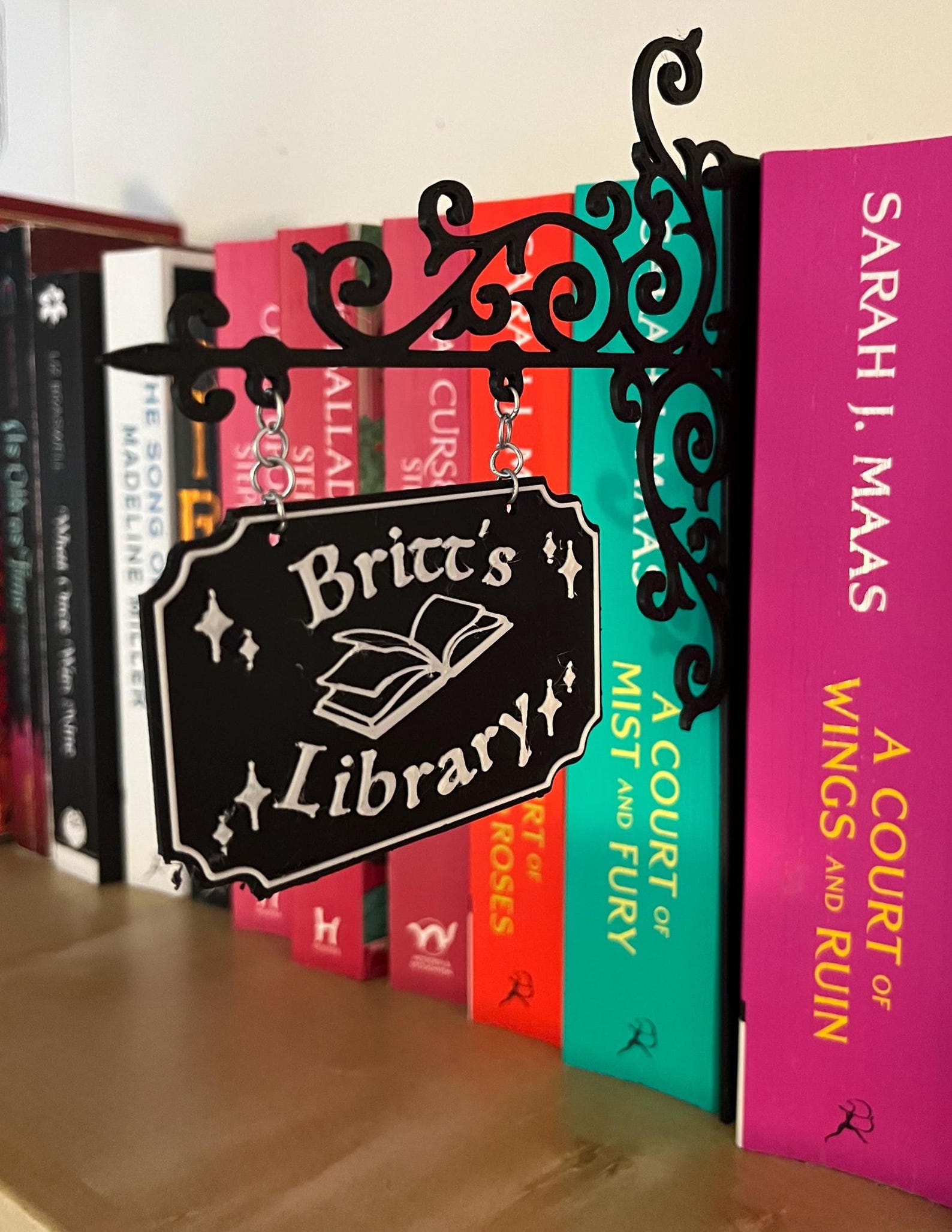 Custom Library Sign - Etsy