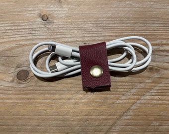 leather cable holder cable organizer cable tie cable clip cable organizer